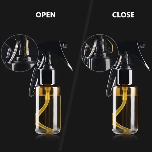 Miniatura 4 de TANSHINE Botella pequeña de 1.7 fl oz, tamaño de viaje, mini botellas de pulverización de agua de niebla fina, botella de spray portátil de alcohol