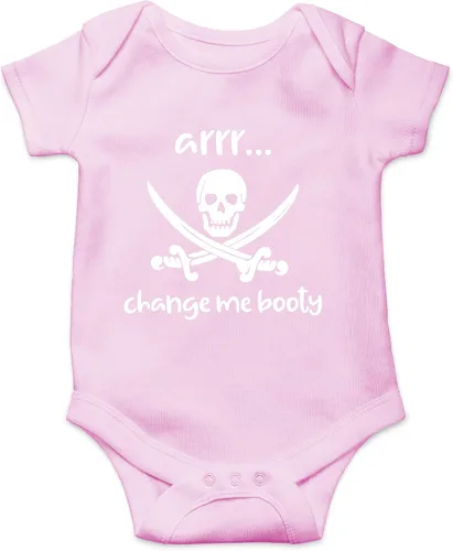 Miniatura 9 de AW Fashions Arrr Change Me Booty - Body divertido y adorable para recién nacido, ropa de bebé a la moda