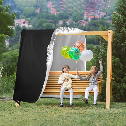 Miniatura 7 de Kasla Outdoor Swing Cover, Waterproof and Heavy-Duty Cover for Patio A Frame Swing Set & Porch Glider Hammock & Porch Swing Stand