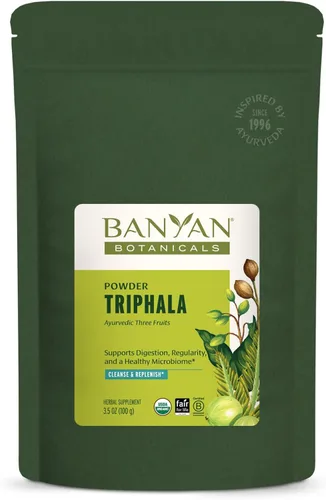 Miniatura 10 de Banyan Botanicals Triphala en polvo, fórmula orgánica y equilibrada y aprobada por el USDA para la desintoxicación y rejuvenecimiento, 1