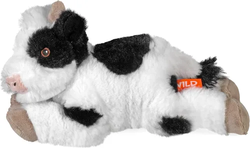 Miniatura 3 de Wild Republic Ecokins Mini vaca, animal de peluche, 8 pulgadas, regalo para niños, juguete de peluche, hecho de botellas de agua recicladas hiladas
