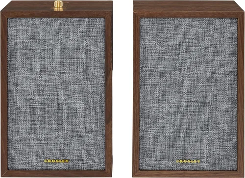 Miniatura 11 de Crosley S200A-BK 4" Altavoces estéreo activos con alimentación Bluetooth, conexiones ópticas, USB y Aux, negro