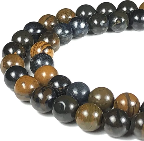 Miniatura 40 de ABCGEMS - Cuentas de granate hesonita ámbar y naranja madagasquino (color naranja pardusco raro) piedra de cristal de energía curativa de chakra