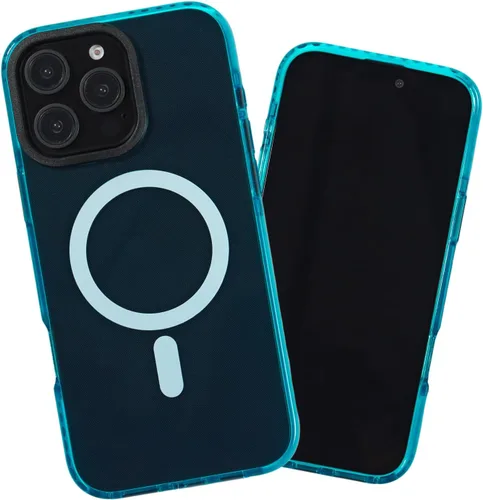 Miniatura 48 de SteepLab Funda de barrera para iPhone 13, protección de 360 grados que absorbe impactos con bisel elevado y colores llamativos (cielo azul brillante)