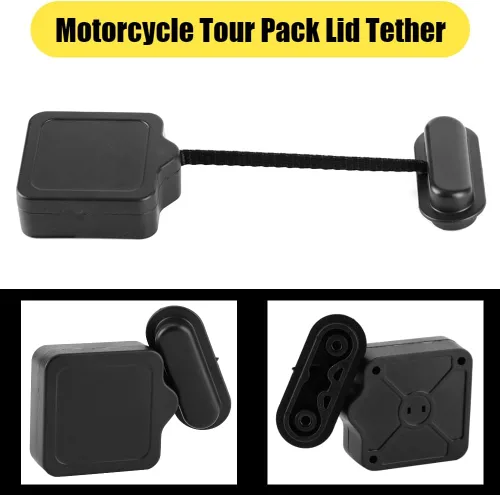Miniatura 3 de Qiilu Paquete turístico de motocicleta Tapa Tether Street para Road GLIDE Fit para Touring Ultra Electra FLH/T FLHX FLHR FLHTK 2014-2018 Motocicleta