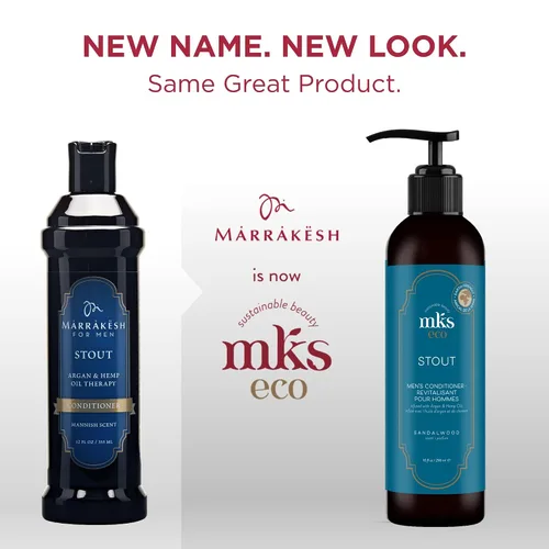 Miniatura 2 de Earthly Body MKS eco - Acondicionador robusto para hombres, aroma a sándalo, 10 onzas líquidas, hidrata el cabello, mejora la capacidad de manejo