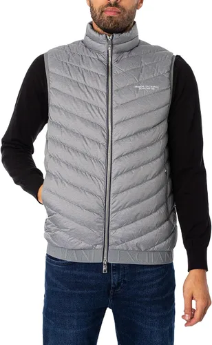 Miniatura 2 de AX ARMANI EXCHANGE Chaleco acolchado de plumón real para hombre