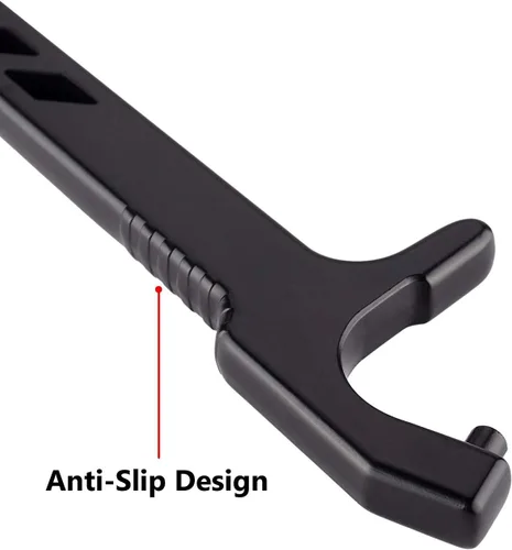 Miniatura 4 de Raiseek Herramienta hexagonal de instalación de mira frontal y herramienta de desmontaje de armero para Glock d-3 Herramientas separadas