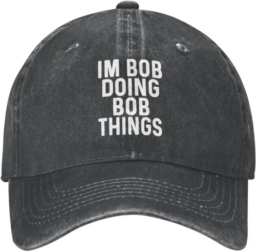 Miniatura 23 de Im Bob Doing Bob Things - Sombrero de camionero para hombre, sombrero de malla vintage para verano Azul Marino-06