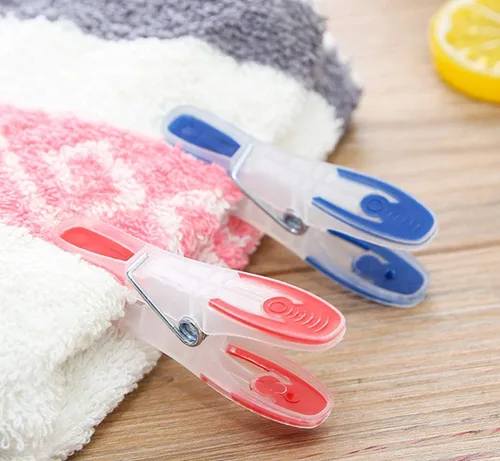 Miniatura 2 de Clips de plástico resistentes antideslizantes para secar la ropa, pinzas resistentes para viajes, paquete de 24