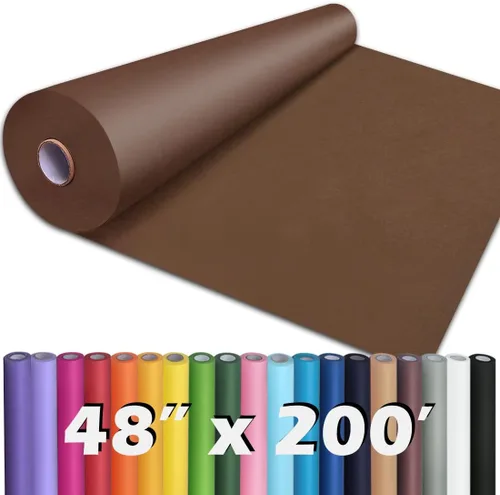 Miniatura 35 de PerkHomy - Rollo de papel kraft blanco de 36" x 2,400" (200') para manualidades, papel de tablón de anuncios, arte, cobertura de mesa, manualidades