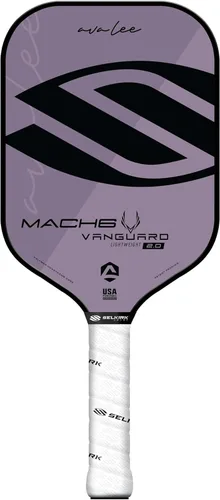 Miniatura 33 de Selkirk Sport Vanguard - Paleta híbrida de pickleball de fibra de carbono con núcleo de polipropileno X5, raquetas de pickleball 1.0 Rojo