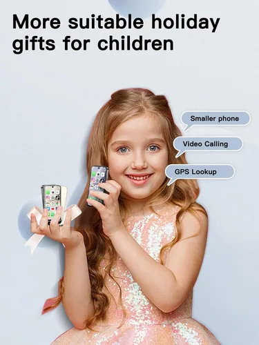 Miniatura 3 de Mini teléfono inteligente 4G desbloqueado, pantalla HD de 3.88 pulgadas, una opción compacta e ideal para niños y estudiantes, teléfono de respaldo