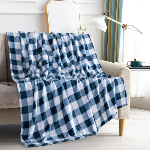 Miniatura 15 de Elegant Comfort Velvet Touch Ultra Lujosa Manta/Frazada de Vellón con Estampado Navideño de Vacaciones - 50 x 60 pulgadas, (Flor de Pascua), 50 x 60