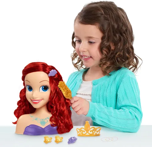 Miniatura 2 de Disney Princess Ariel Styling Head, 14 piezas, juego de simulación