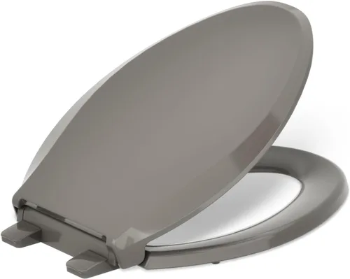 Miniatura 27 de KOHLER 4636-RL-0 Cachet ReadyLatch - Asiento de inodoro alargado con cierre lento, asiento de inodoro de cierre suave con tapa silenciosa, topes