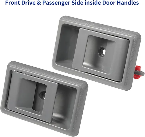 Miniatura 4 de Juego de manija de puerta exterior y manija de puerta interior compatible con Toyota Tacoma 1995-2000, reemplaza # 69220-35020