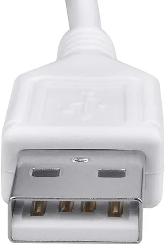 Miniatura 3 de Cable de alimentación micro USB blanco de 5 pies, cable de carga para altavoz potable de ducha Pokanic C6