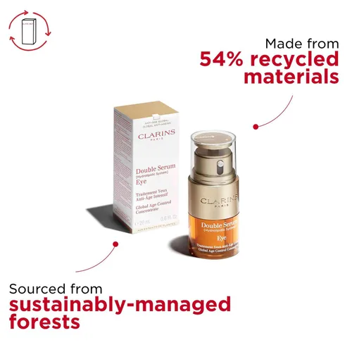 Miniatura 7 de Clarins DOUBLE SERUM EYE Tratamiento antienvejecimiento para ojos Suaviza visiblemente, reafirma, hidrata y revitaliza para ojos más jóvenes
