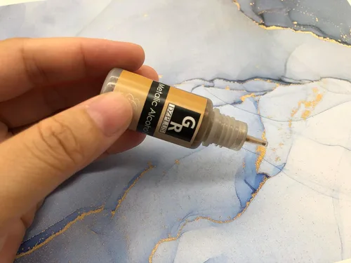 Miniatura 9 de Juego de tinta de alcohol metálico, 26 colores metálicos a base de alcohol para arte de resina, arte fluido, manualidades de resina, placa de Petri