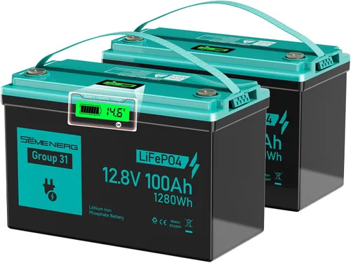 Miniatura 15 de Batería de litio de 12 V 6 Ah, más de 3000 ciclos LiFePO4 BMS integrado de 10 A, ciclo profundo de 6 Ah, ideal para suministro de iluminación