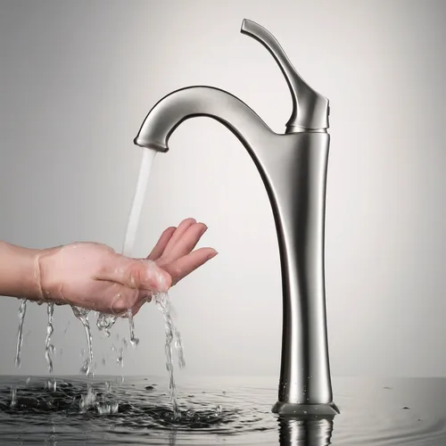 Miniatura 14 de Kraus KVF-1200SFS Arlo - Grifo de baño, acero inoxidable sin manchas Manchas libres de manchas