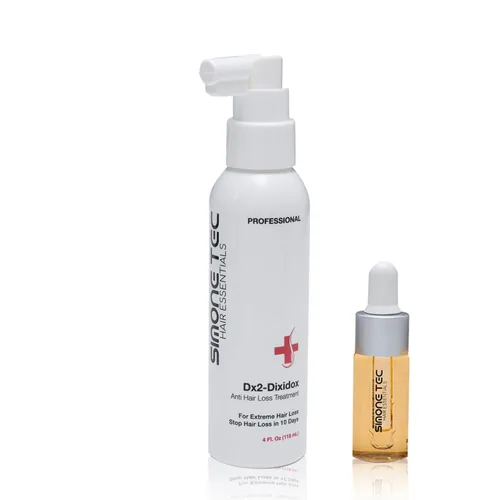 Dx2-Dixidox - Tratamiento antipérdida de cabello para el cuero cabelludo, fortalecimiento de raíces, anti-desprendimiento (4 onzas), Fase 1,