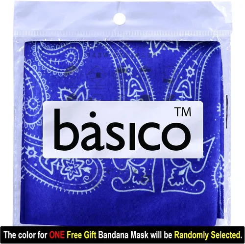Miniatura 4 de 6,12,36 PK Bandanas for Men and Women, 100% Cotton Bandana - Gold, Black, White +20 Color Mens Handkerchiefs Bandana Pack