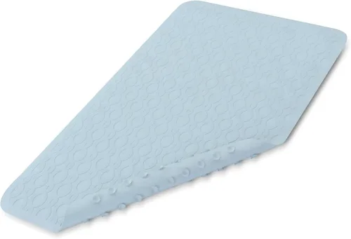 SlipX Solutions Tapete de seguridad de goma grande y duradero de 27 x 15 pulgadas, siéntete seguro y seguro en tu baño o ducha, textura de Gris