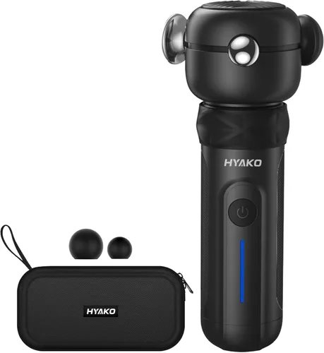 HYAKO SE Pistola de masaje de terapia muscular, masajeador de vibración de tejido profundo, diseño no invasivo para cuidado de cuerpo completo,