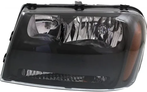 KarParts360 Para Chevy Trailblazer 2006 07 08 2009 Conjunto de faros delanteros lado del conductor con bombillas reemplaza GM2502304