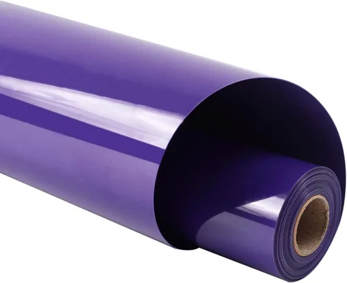 Miniatura 13 de guangyintong Rollo de vinilo de transferencia de calor negro con purpurina, 2 rollos de vinilo para planchar de 12 pulgadas x 12 pies
