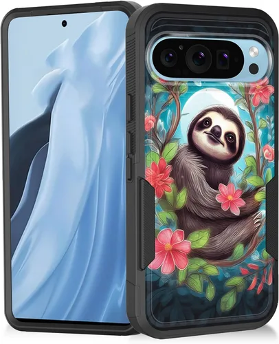 Miniatura 20 de Funda para Pixel 7a, resistente de doble capa híbrida de policarbonato duro de goma suave a prueba de golpes para Google Pixel 7A 6.1 pulgadas