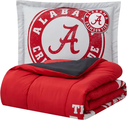 Miniatura 2 de Juego de edredón Alabama Crimson Tide – Ropa de cama Roll Tide para dormitorios, habitaciones de invitados, RVs, fiestas previas al juego