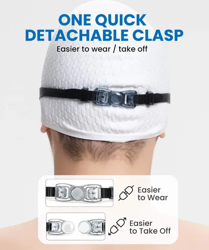 Miniatura 5 de Paquete de 3 gafas de natación de visión amplia, sin fugas, antiniebla, UV, gafas de natación para adultos, hombres, mujeres y jóvenes