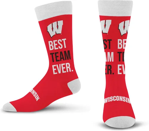 Miniatura 62 de For Bare Feet NCAA Unisex Best Team Ever Crew Sock Ncaa