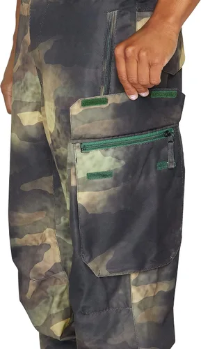 Miniatura 8 de Volcom Pantalones de snowboard VCO Hunter Cargo para hombre Negro estática
