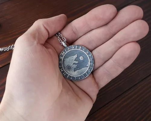 Miniatura 38 de Collar Yin Yang para hombre, joyería colgante de alta calidad de aspecto antiguo, regalos de Yin Yang, joyería vikinga para hombres