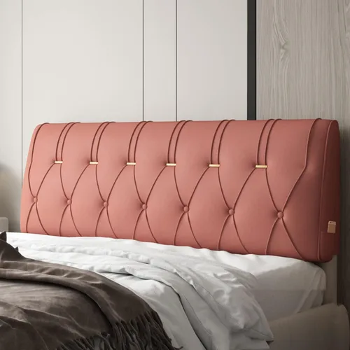 Miniatura 9 de Almohadas de cuña para cabecero de descanso grande, respaldo tapizado, cojín lumbar con funda de cabecera impermeable extraíble, con cabecero de 59