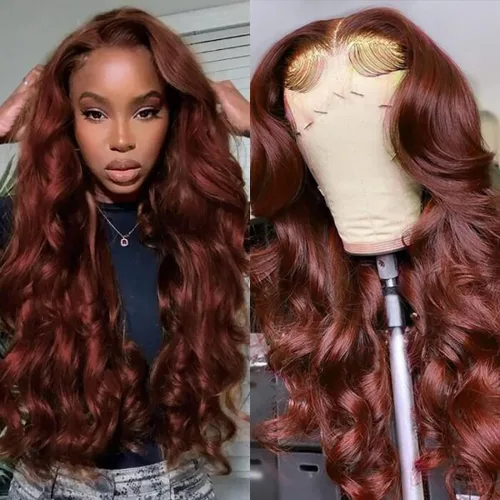Miniatura 17 de Peluca Rubia Miel Cabello Humano Body Wave 13x6 Encaje Frontal Pelucas de Cabello Humano Para Mujeres Negras 22 Pulgadas