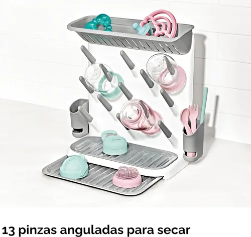 Miniatura 4 de Rejilla de secado expandible Oxo Tot – Rejilla de secado ahorradora de espacio Esenciales para recién nacidos y bebés Esenciales