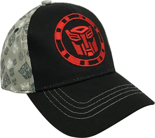 Miniatura 2 de Hasbro Little Boys Transformers Autobots - Gorra de béisbol de algodón edad 4-7 GrisNegro