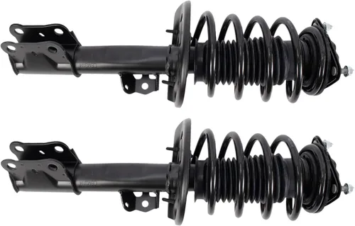 Miniatura 260 de TRQ Conjunto de Amortiguador y Resorte Delantero Cargado con Resorte Helicoidal Pre-ensamblado Compatible con Jeep Cherokee Limited AWD 14-22 Sin