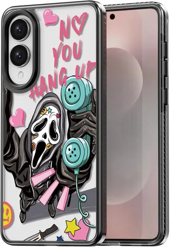 Miniatura 228 de Rosarnnah Funda compatible con Samsung Galaxy S24 Ultra, bonita estética, a la moda, divertida funda con estampado de gatito y gato, duradera a