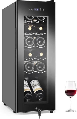 Miniatura 12 de FoMup - Refrigerador bajo encimera de acero inoxidable con 3 cajones, refrigerador de bebidas para exterior con ruedas, diseño impermeable y control