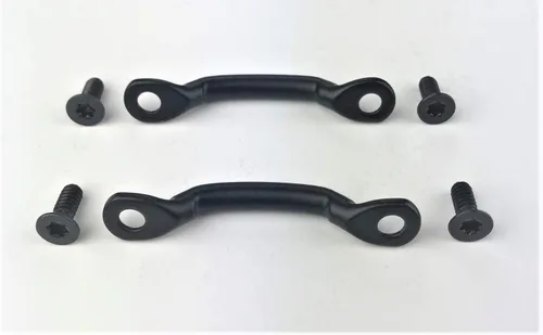 Miniatura 3 de 2 correas de límite de puerta con tornillos Torx utilizados para todos los Jeep Wranglers de 1976 a 2006 / modelos CJ, YJ y TJ