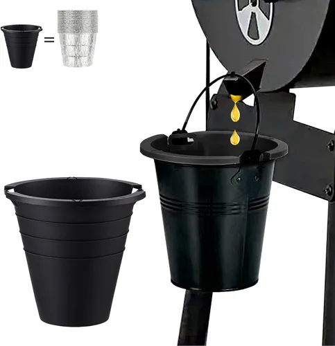 Miniatura 8 de 2 piezas de forros reutilizables de silicona para cubo de grasa Compatible con Traeger/Pit Boss ect/Oklahoma Joe' /Forro para bandeja de goteo