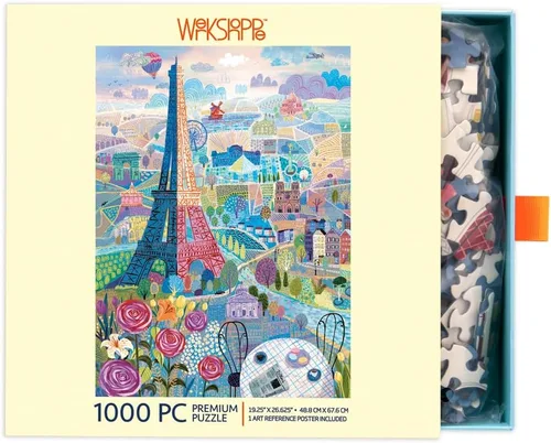 Miniatura 2 de WerkShoppe Paris - Rompecabezas de 1000 piezas, Torre Eiffle