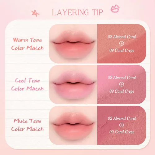 Miniatura 6 de dasique Lápiz labial Mood Blur 08 Over Pink, 0.03 oz (0.9 g)