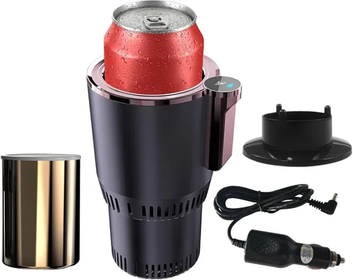Miniatura 10 de Calentador inteligente para automóvil y tazas frías Portavasos para automóvil Tazas de calentamiento térmico rápido Tazas de enfriamiento rápido